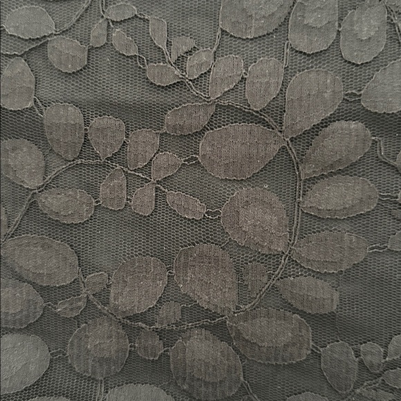 Garnet Hill Black Floral Lace Dress size 10 - Picture 12 of 12